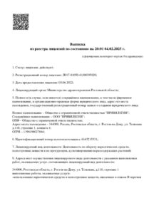 Фото лицензии клиники "ЛЮДИ Клиника современной хирургии" - 4